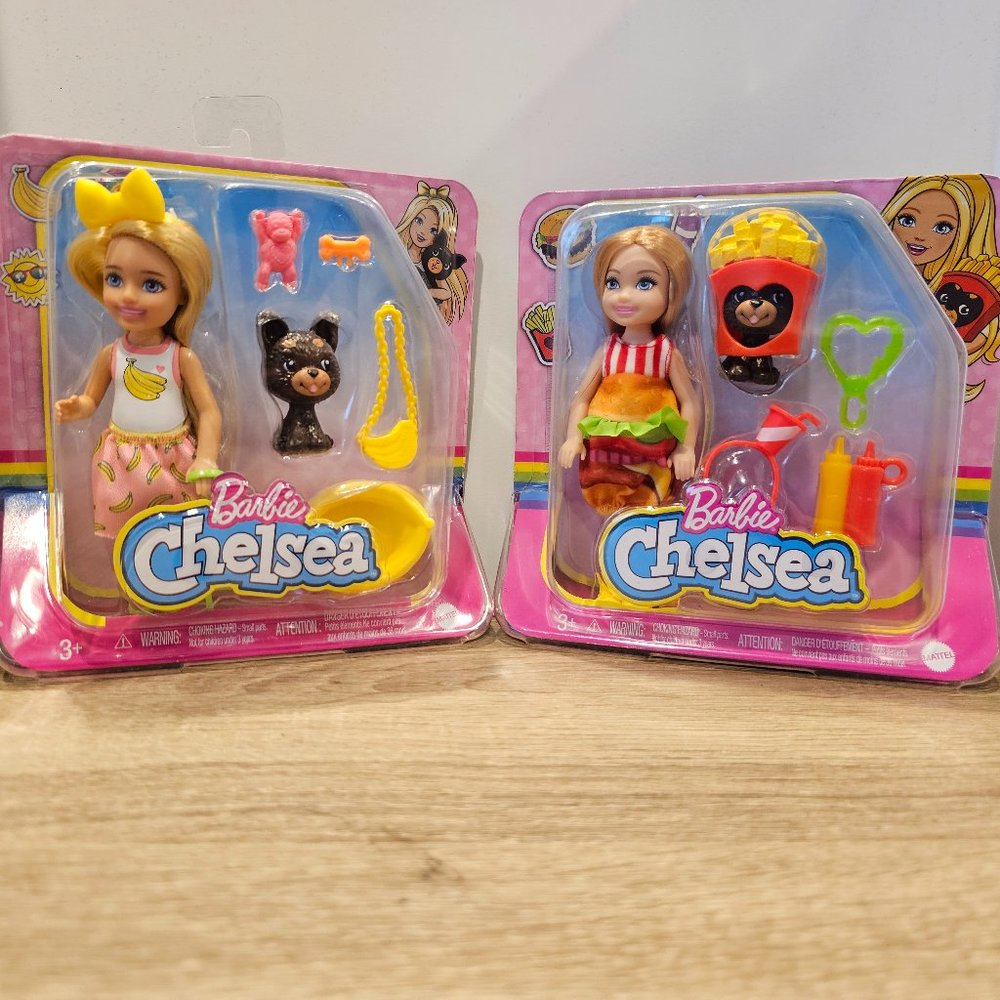 Barbie Chelsea 6-inch Dolls Playset Bundle
